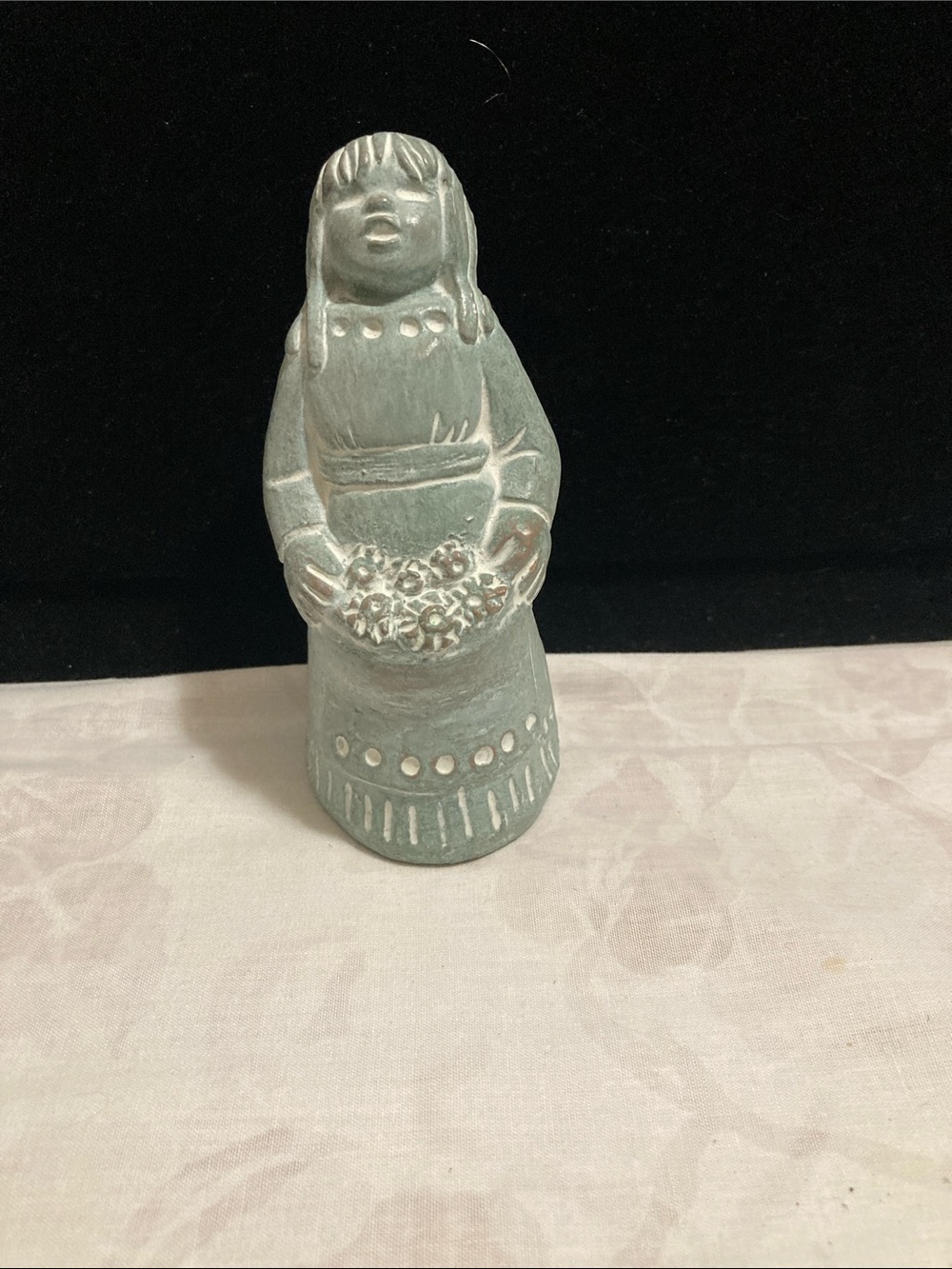 Handcrafted Isabel Bloom Ceramic Girl Sculpture - Decorative Home Accent